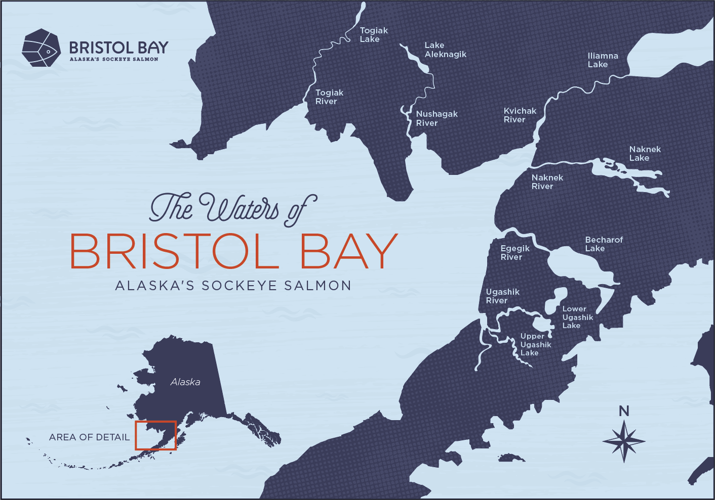 100 Bristol Bay Sockeye Salmon   Bristol Bay Map 